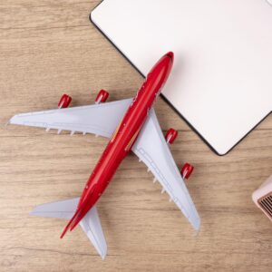 Bswath Model Airplane 1:300 Scale Model A380 Model Plane Metal Alloy Model for Gift and Decoration