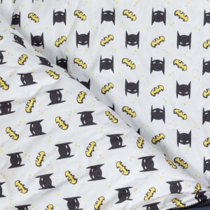 Batman Batmobile Kids Sleepover Bag Superhero Slumber Mat with Built-in Pillow, Cozy & Soft