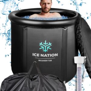 XL Ice Bath Tub, 100 Gallon Cold Plunge Tub, Portable Ice Bath Tub for Athletes, Cold Tub, Ice Tub, Ice Plunge Tub, Icebath