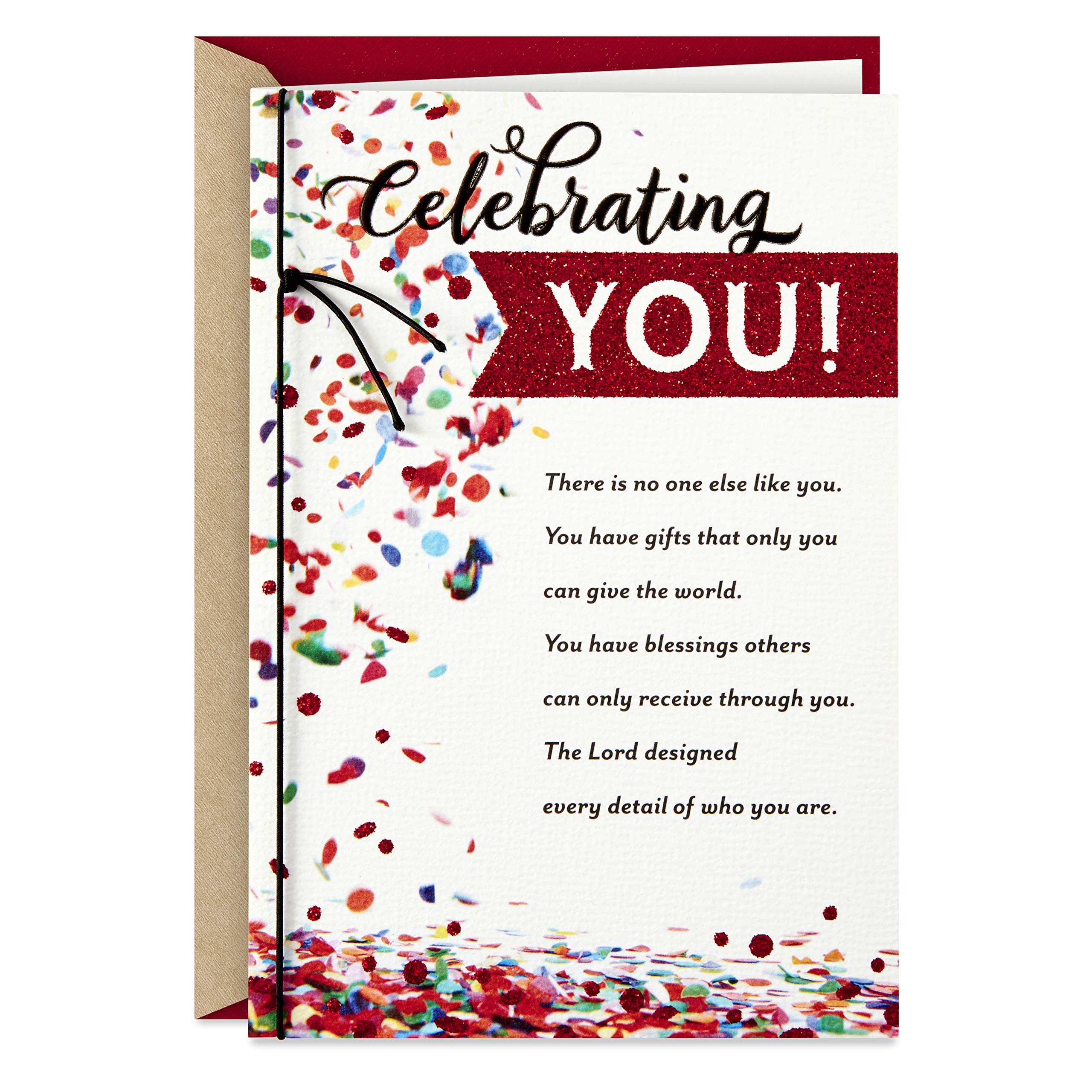 Hallmark DaySpring Religious Birthday Card (Blessings On Your Birthday) & DaySpring Religious Birthday Card (Celebrating You)