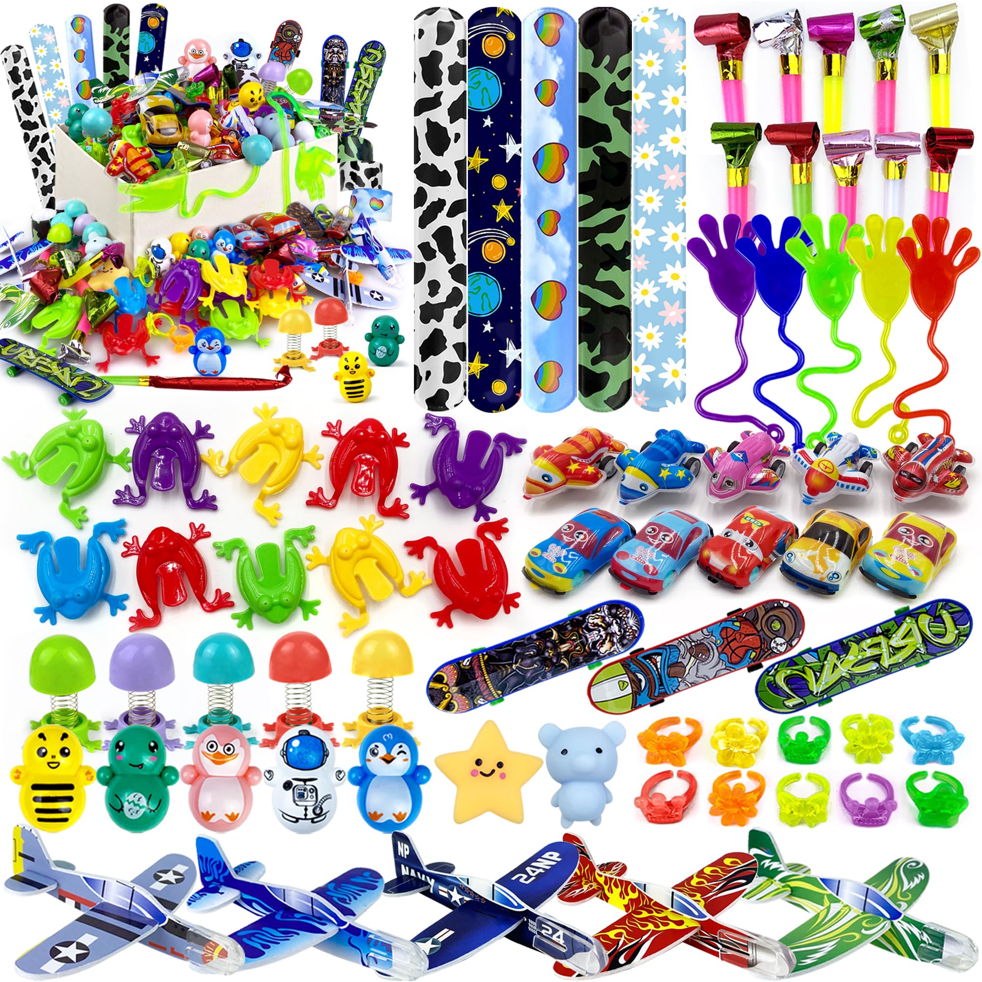 XIPEGPA 70PCS Party Favors Toy Assortment for Classroom Rewards Bulk Toys Birthday Party Toys Goodie Bag Filler Treasure Box Gifts for Boys and Girls