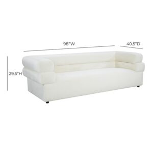 TOV Furniture Elsa Velvet Sofa by Inspire Me! Home Decor (Cream)