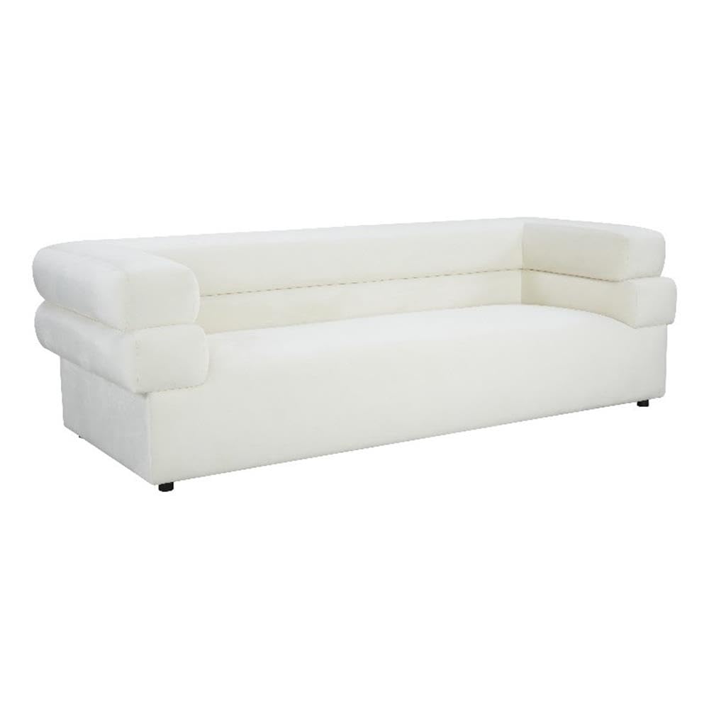 TOV Furniture Elsa Velvet Sofa by Inspire Me! Home Decor (Cream)