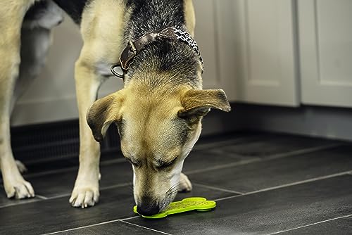 Pet Naturals Calm and Busy Pack with 6 Pouches of BusyButter Calming Peanut Butter and Premium Lick Mat with Suction Cups