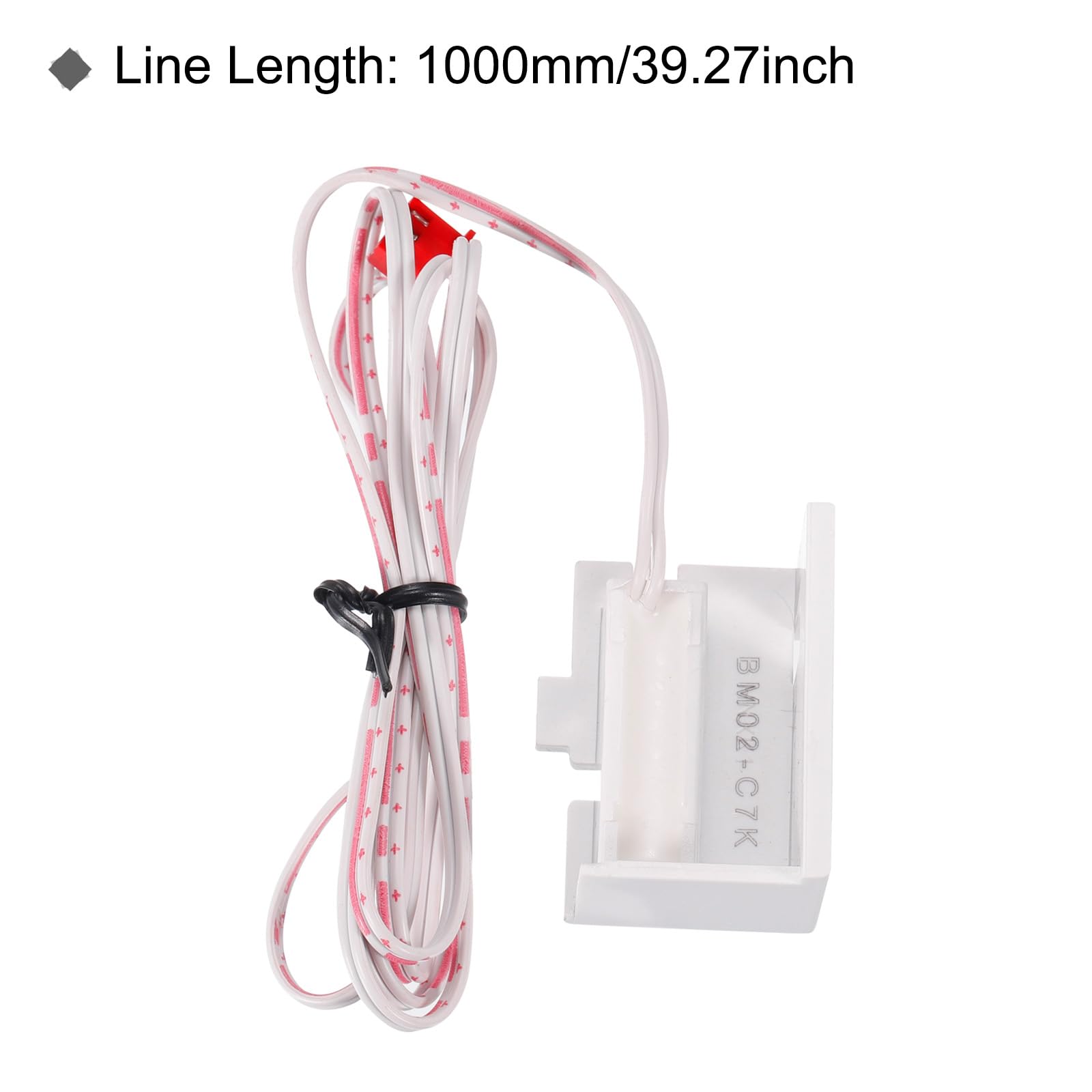 MECCANIXITY Ice Full Switch Sensor for Ice Maker Magnet Door Panel Switch 150cm Double Lines White