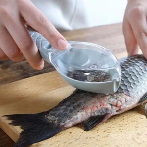 fish scale remover cleaner kitchen fish scaler fish skin graters cleaning peeler scaler scraper, fast remove fish skin for kitchen fish cleaning tools