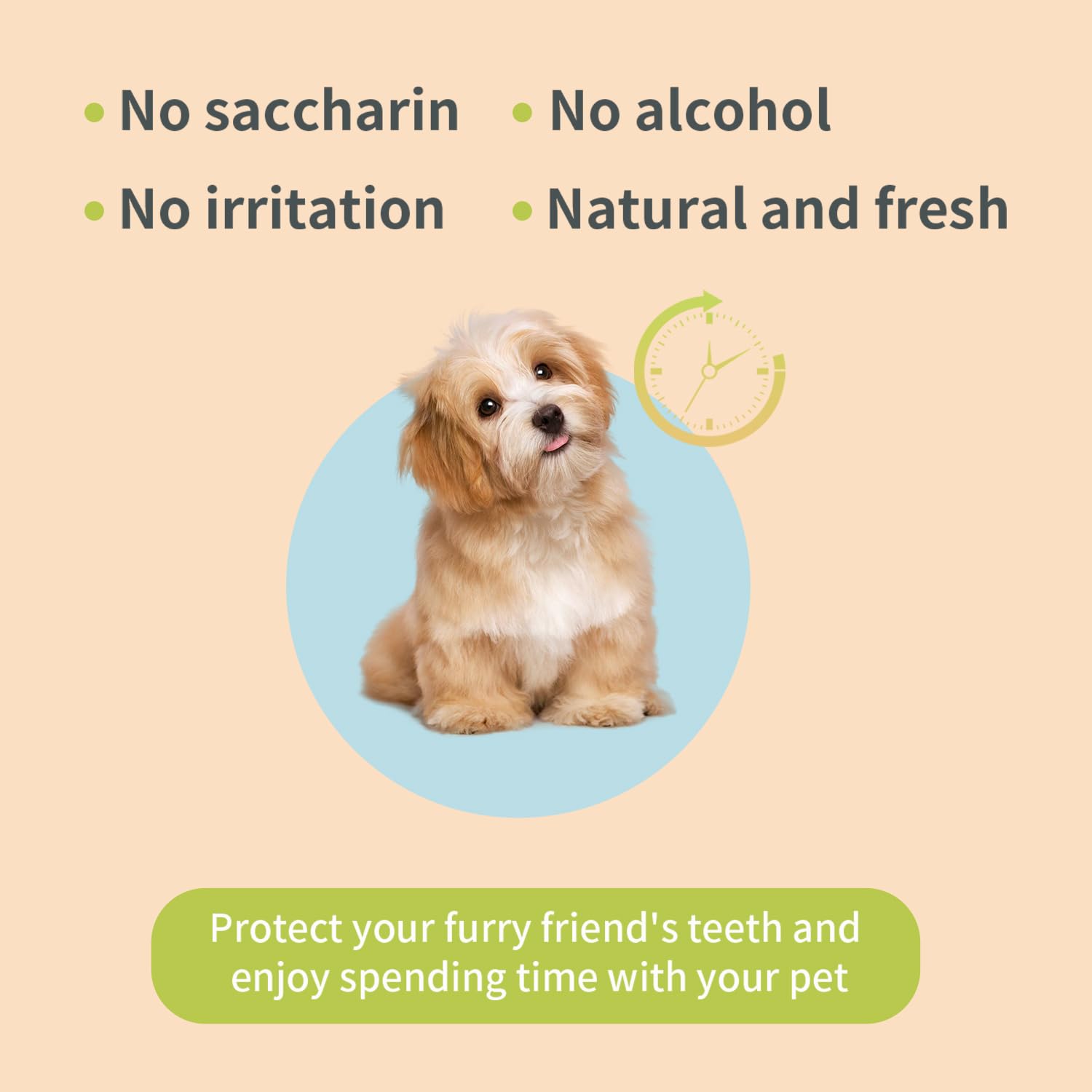 JUC Dog Breath Freshener for Dogs & Cats Teeth Cleaning Spray Dog Bad Breath Pet Oral Care Spray 4fl.oz