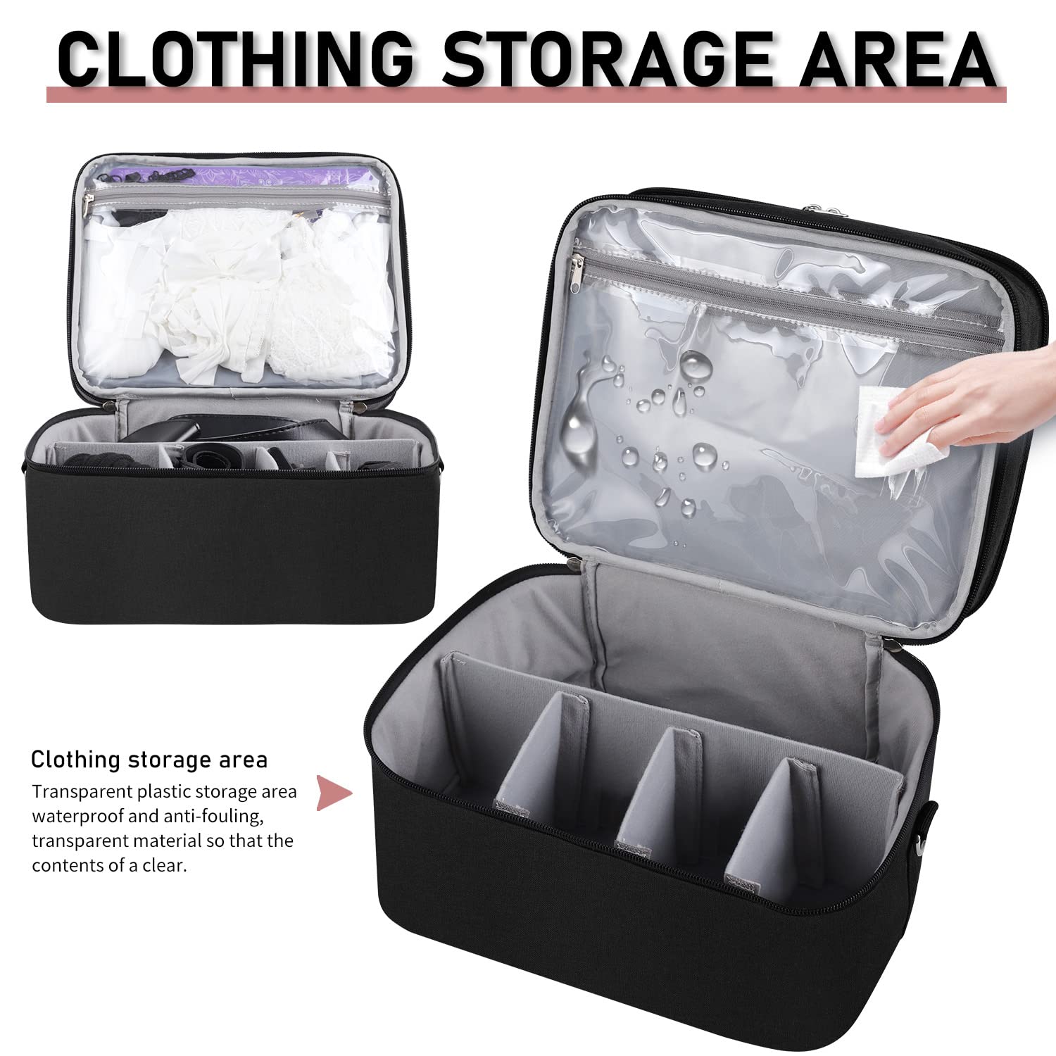 Locking Storage Box Travel Bag for Toys Receive Bag Game Toys Storage Bags