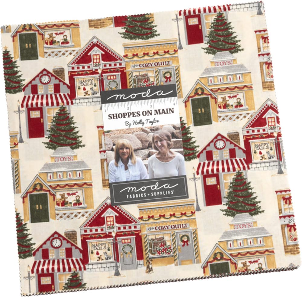 Shoppes On Main Layer Cake®, 42 - 10" Precut Fabric Quilt Squares By Holly Taylor