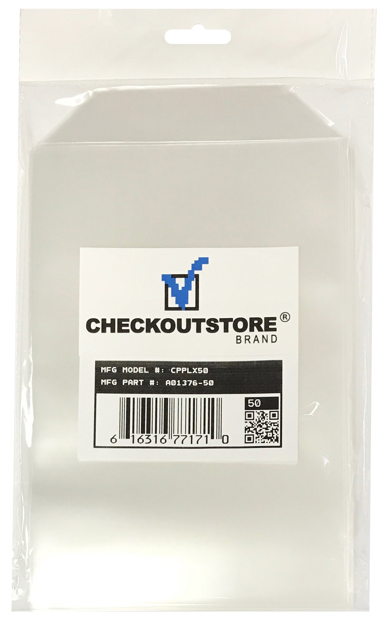 CheckOutStore Clear Storage Pockets (5 5/8 x 8 1/2) - Ideal for Organizing Stamps, Dies, and Craft Supplies (Pack of 200)