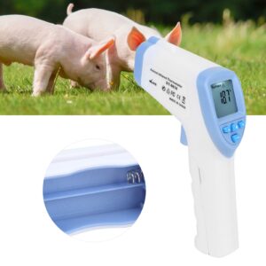 NDNCZDHC Veterinary Thermometer, Dog Thermometer Fast Digital Veterinary Thermometer, Pet Thermometer for Pig, Cattle, Sheep, Dog, Horse (Without Battery)