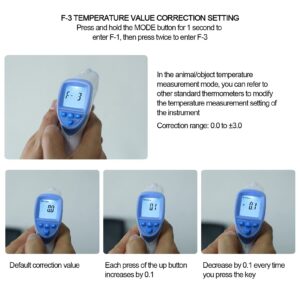 NDNCZDHC Veterinary Thermometer, Dog Thermometer Fast Digital Veterinary Thermometer, Pet Thermometer for Pig, Cattle, Sheep, Dog, Horse (Without Battery)