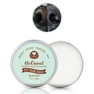 pet nose balm for dogs & cats - natural healing & moisturizing balm for dry, cracked snouts - plant-based, soothing skin formula