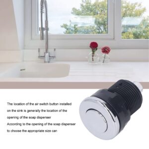 AYNEFY Air Switch Bath Disposer Kit Massage Valve Sp Button Massaging 125 250V Garbage Disposer Bathing Shower for Replacement Parts