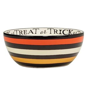 certified international spooky halloween 110oz.deep bowl, multicolor