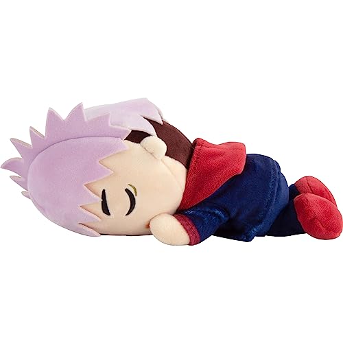 Club Mocchi Mocchi- Suya Suya Sleeping Friend Jujutsu Kaisen Plush - Yuji Itadori Figure Plush - Collectible JJK Figure - Squishy Anime Plushies and Kawaii Toys - 8 Inch