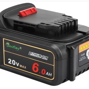 waitley 20V 6.0A Replacement Battery Compatible with Dewalt DCB200 DCD DCF DCG Series Cordless Power Tools