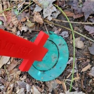 Termite Bait Station Key & Hook Tool | Easy Access & Comfort | Termite Access Tool (Red)