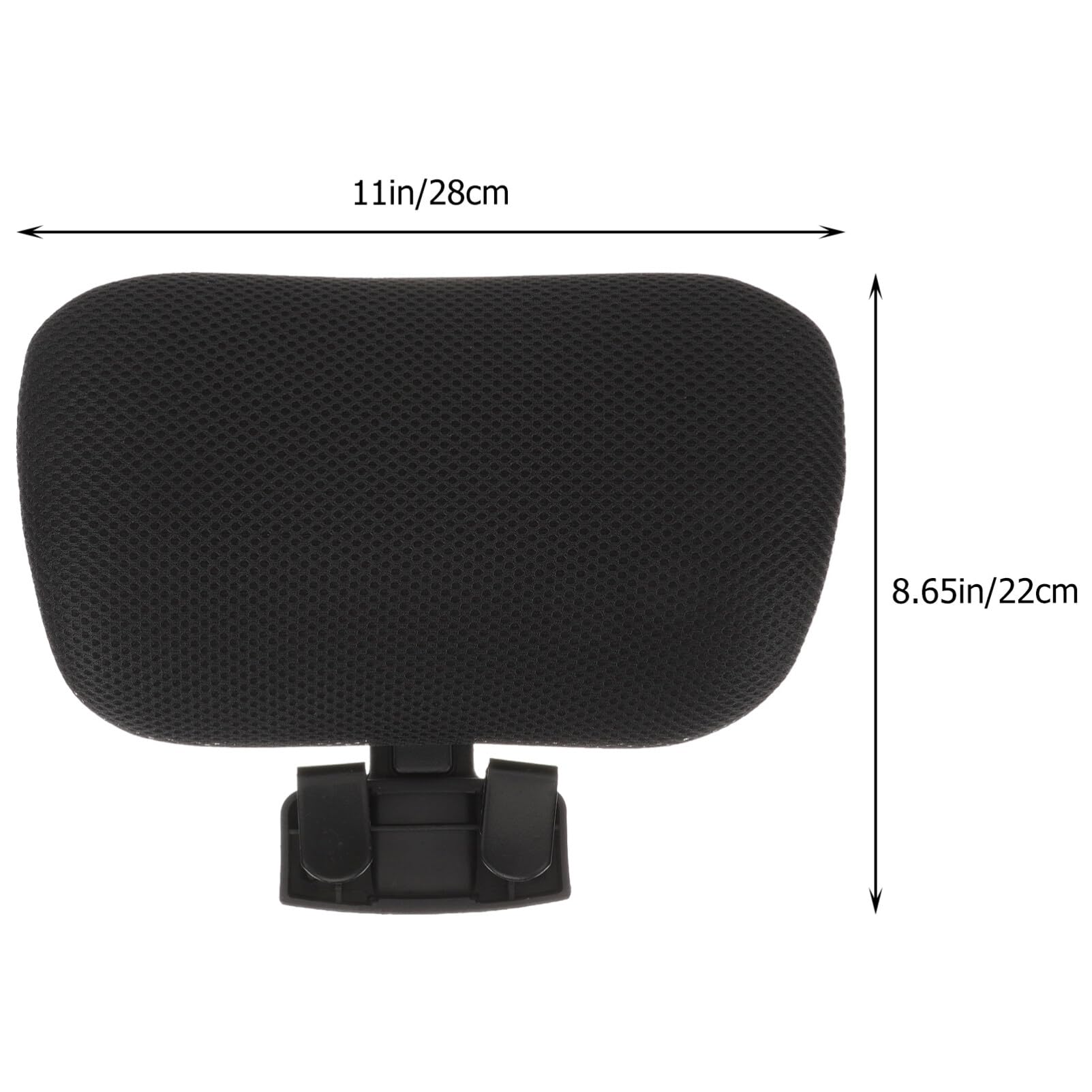 Gaming Chair Headrest Attachment Office Chair Headrest Attachment Neck Support Cushion Clip on Computer Chair Head Pillow Detachable for Ergonomic Executive Chairs Black