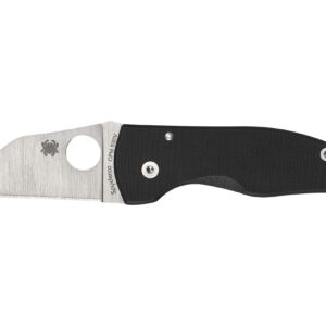 Spyderco Knives Microjimbo C264GP Black G-10 and CPM-S30V Stainless Pocket Knife