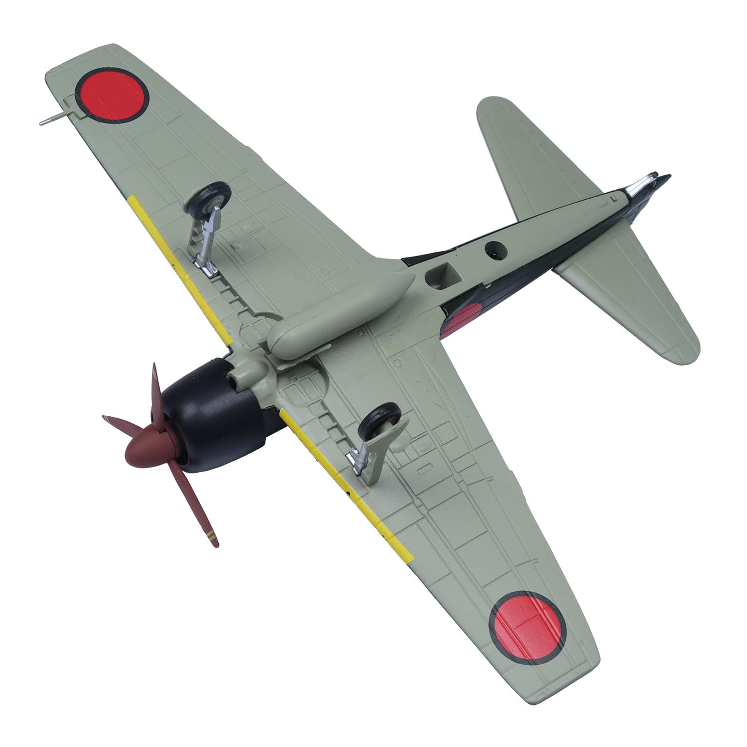 Udnorbay Japanese A6M Zero Fighter Attack Plane Model 1:72 Diecast Military Airplane Models Green