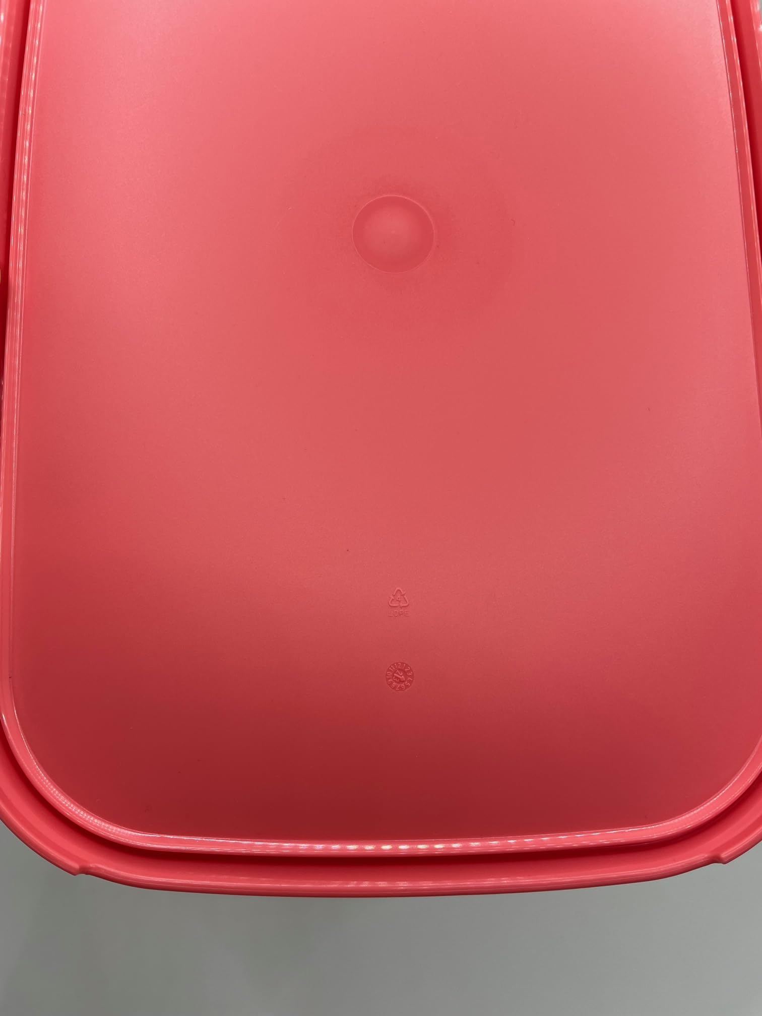 Tupperware Modular Mates Rectangular Replacement Seal Lid Rectangle 1610 Pink 10.75" X 7"