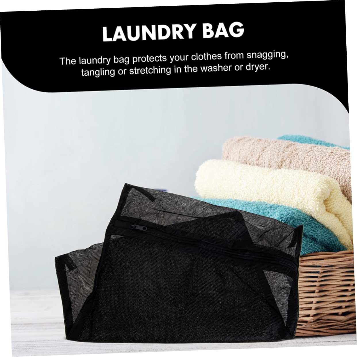 CHILDWEET 8pcs Black Laundry Bag Black Mesh Bags Lingerie Bra Mesh Bags for Travel Washing Machine Pouches Mesh Zipper Wash Bag Bra Bags for Laundry Mesh Bags for Laundry Washing Bags Black