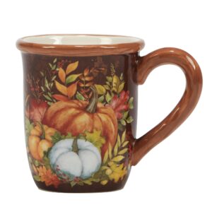 Certified International Harvest Blessings 16 oz. Mug, Set of 4, Multicolor