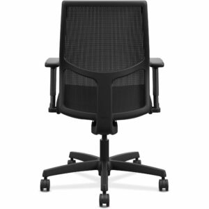 HON Ignition 2.0 4-Way Stretch Low-Back MESH Task Chair, Supports UP to 300 LB, 16.75" to 21.25" SEAT Height, Black