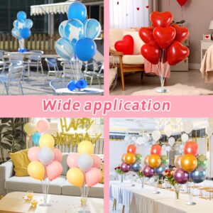 4 Sets Balloon Stand Kit Balloon Sticks With Base for Table Balloon Stands With Base for Floor Balloon Arch Stand With Base Balloon Stands for Table Baby Shower Birthday Wedding Party Decorations