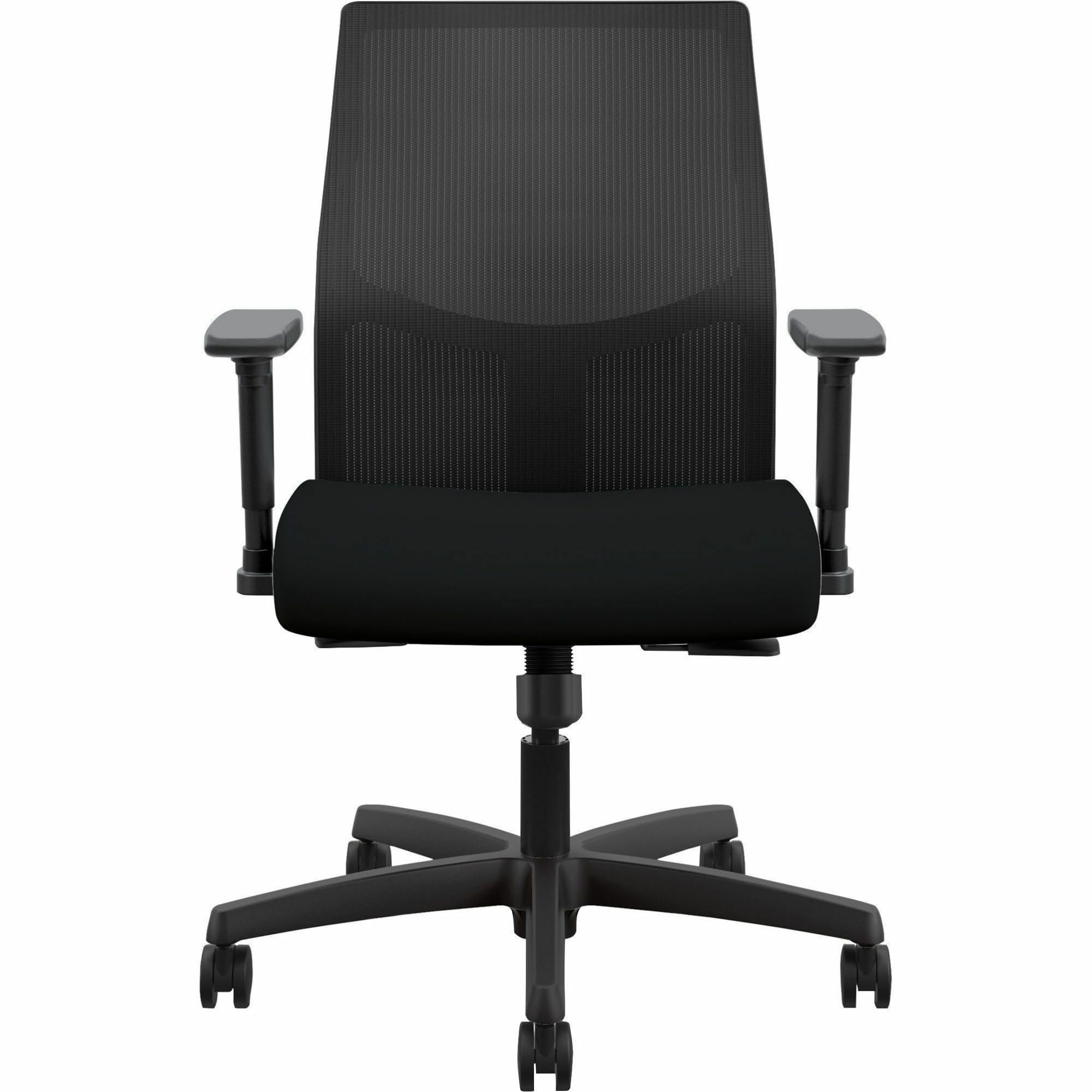 HON Ignition 2.0 4-Way Stretch Low-Back MESH Task Chair, Supports UP to 300 LB, 16.75" to 21.25" SEAT Height, Black