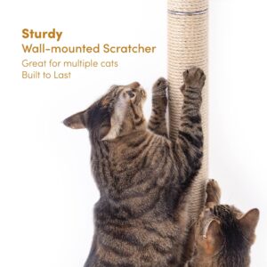 xympo 34" Wall Mounted Cat Scratcher, Sisal Scratching Post