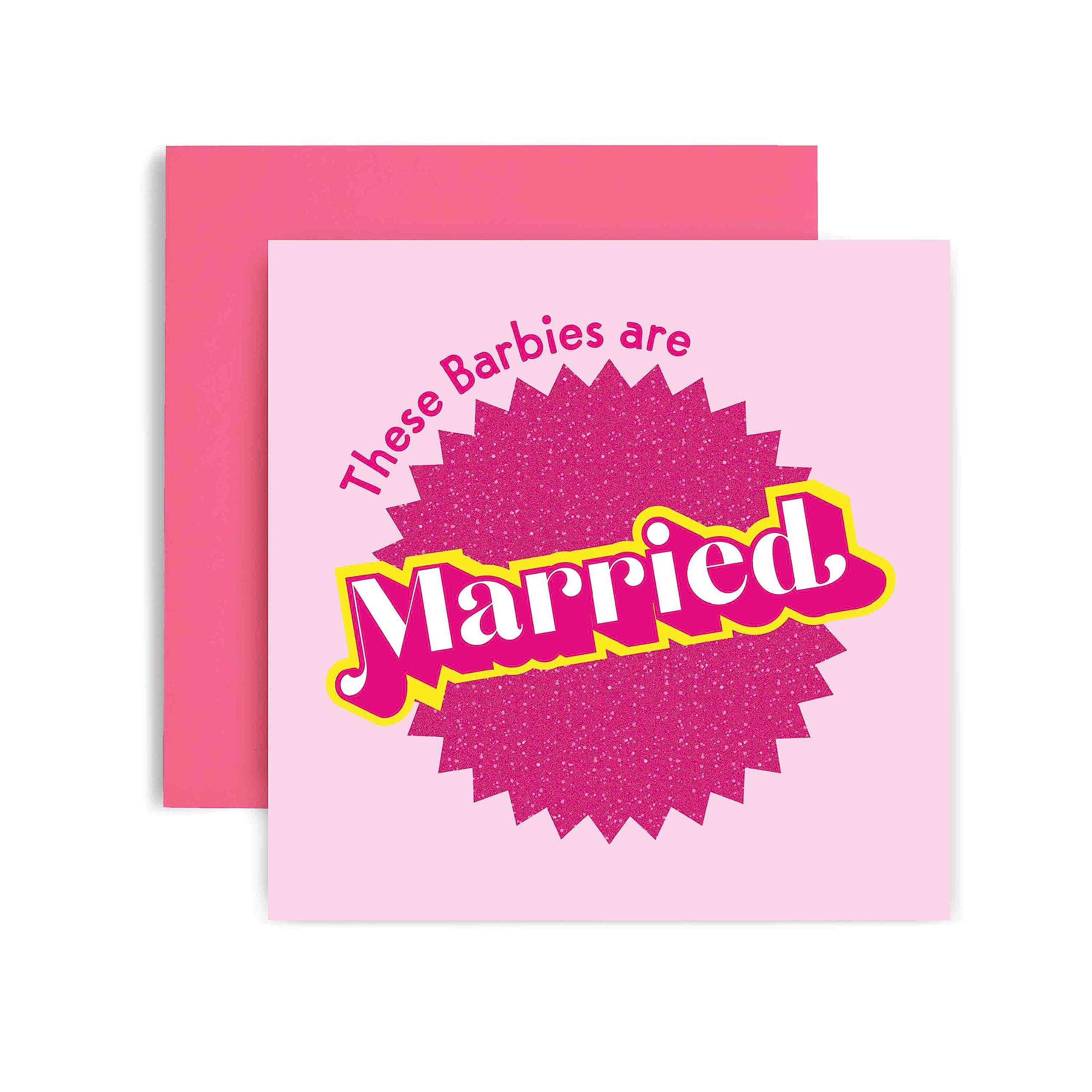 Huxters Lesbian Wedding ‘Congratulations to the Happy Couple’ Lesbian Wedding gifts Congratulations Wedding card - Wedding gifts for couple - Fun Greetings Card, Wedding Card (Bride and Bride)