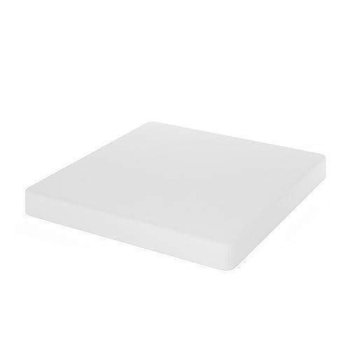 Furinno Tidur Cooling Gel Memory Foam Mattress, 8 Inch, King, White