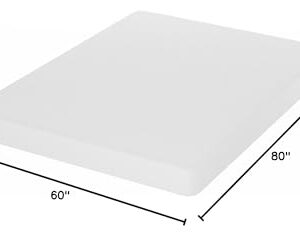 Furinno Tidur Cooling Gel Memory Foam Mattress, 6 Inch, Queen,White