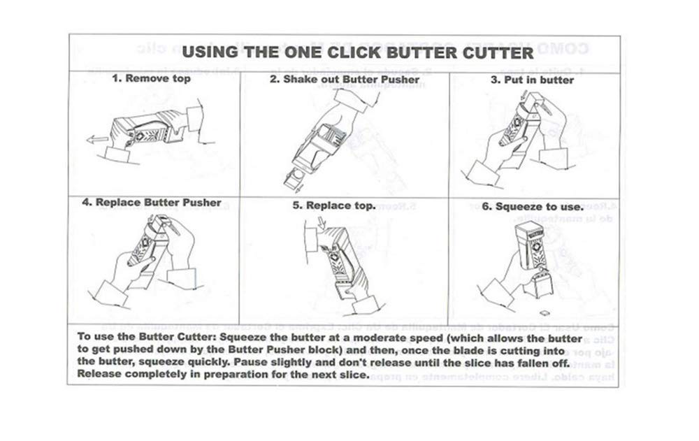 Kawphaqu Butter Cutter - Stainless Steel Hand Held Butter Cutter Slicer, Butter Slicer Dispenser Butter for Making Bread, Cakes, Cookies (Yellow)