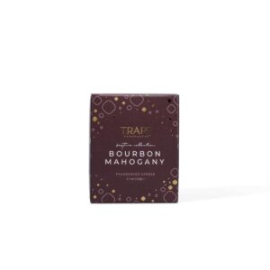 Trapp No. 97 - Bourbon Mahogany - 2.1 oz. Poured Votive Candle - Aromatic Home Fragrance with Seasonal Scent of Charred White Oak, Spanish Saffron, & Black Mahogany Notes - Soy Wax Blend