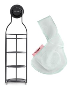 kitsch self draining shower caddy and bottle free beauty soap bar bag with discount