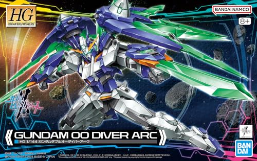 Bandai Hobby - Gundam Build Metaverse - #5 Gundam 00 Diver Arc, Bandai Spirits HG 1/144 Model Kit