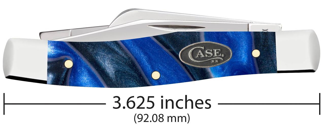 Case xx Knives Stockman Ocean Blue Kirinite 70561 Stainless Pocket Knife