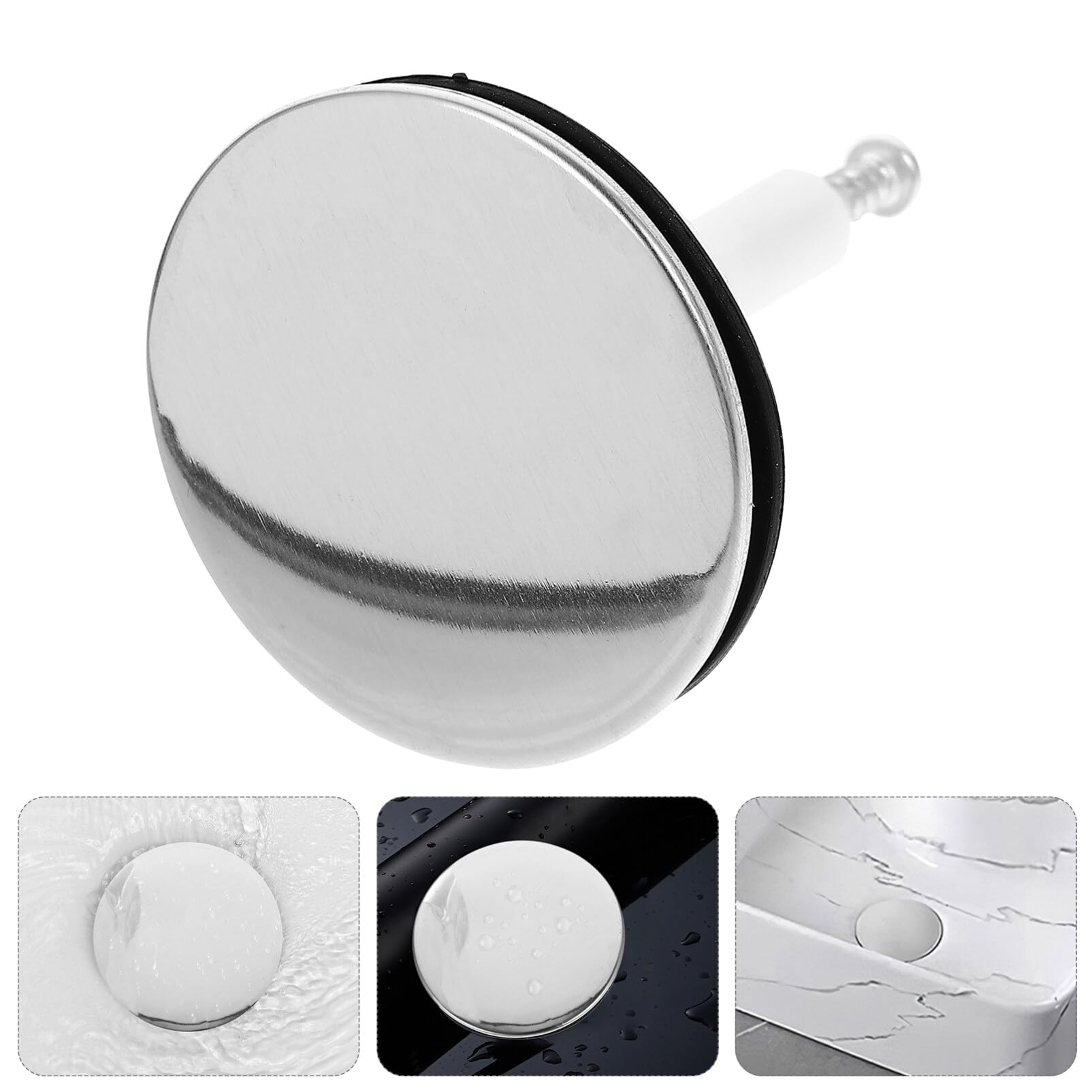 Cabilock Plastic Tub Accessories Plastic Piston Bathtub Cover Bathtub Basin Bathtub Plug Spiral Bathroom Drain Plug Sink Accessories Bathtub Sink Plug Bath Tub Accessories Cover Decorate