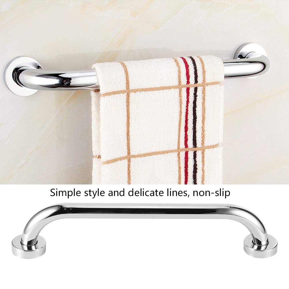 CHICIRIS Bathtub Hand Bar, Easy Installation Children 42.5cm/16.7in Bathtub Safety Rail, Plated Kitchen Handicap for Batht Shower Handrail Bedroom