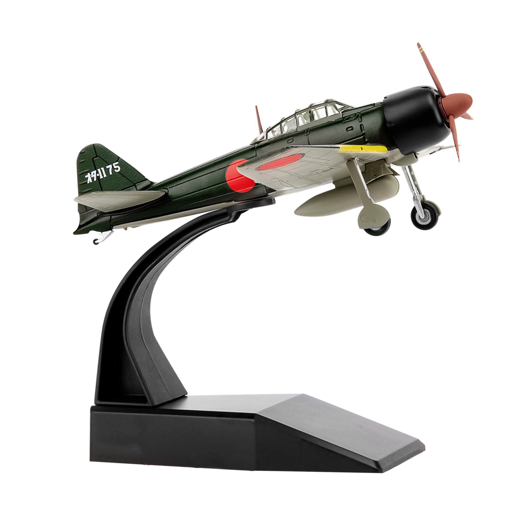 HANGHANG 1/72 Japan Zero Fighter Plane Model Metal Aircraft Model Military Airplane Model Diecast Plane Model for Collection or Gift