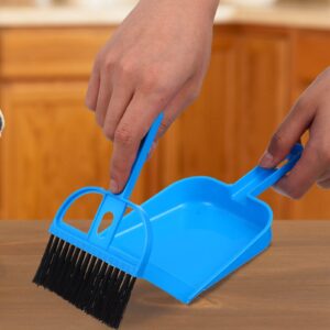 3 Sets Small Broom Dustpan Handheld Broom Mini Dustpan and Brush Cleaning Tools Mini Broom and Dustpan for Kids Whisk Broom and Dust Pan Small Broom and Dustpan Small Dustpan