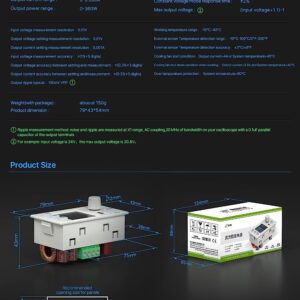 RK6006 60V 6A Adjustable DC-DC Buck Converter | 4-Digit Display | Bench Power Supply for Communication & Voltage Regulation