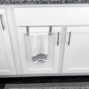 DS. DISTINCTIVE STYLE Kitchen Towel Holder Over Cabinet Door Towel Bar 2 Pieces Stainless Steel Kitchen Towel Hanger