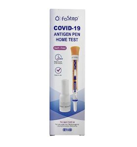 fastep covid-19 antigen pen home test (1 pack, 2 tests total) - new design