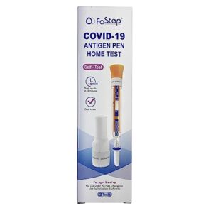 FaStep COVID-19 Antigen Pen Home Test (1 Pack, 2 Tests Total) - New Design