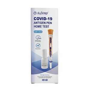 FaStep COVID-19 Antigen Pen Home Test (1 Pack, 4 Tests Total) - New Design