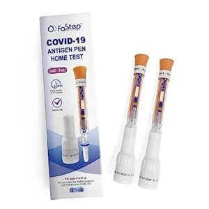 FaStep COVID-19 Antigen Pen Home Test (1 Pack, 2 Tests Total) - New Design